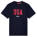 Tricou pentru bărbați CCM  Flag Tee Team USA Navy