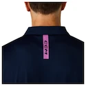 Tricou pentru bărbați CCM  Golf Polo Solid Navy