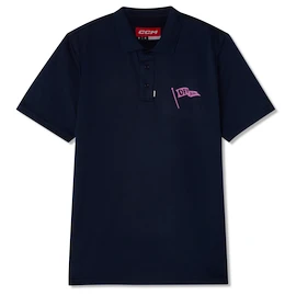 Tricou pentru bărbați CCM Golf Polo Solid Navy