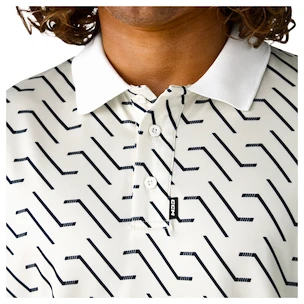 Tricou pentru bărbați CCM  Polo Print Blanc