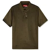 Tricou pentru bărbați CCM  Polo Print Khaki Green