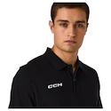 Tricou pentru bărbați CCM  Team Polo Black