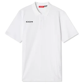 Tricou pentru bărbați CCM Team Polo White
