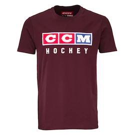 Tricou pentru bărbați CCM Vintage Fall SS Tee Acai
