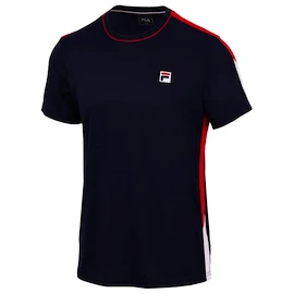 Tricou pentru bărbați Fila T-Shirt Gabriel Navy/Fila Red