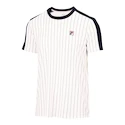 Tricou pentru bărbați Fila  T-Shirt Stripes Jascha 2 White Alyssum Stripes XL