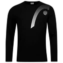 Tricou pentru bărbați Head  Club 21 Cliff LS Black