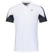 Tricou pentru bărbați Head  Club 22 Tech Polo Shirt Men White/Dark Blue