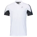 Tricou pentru bărbați Head  Club 22 Tech Polo Shirt Men White/Dark Blue