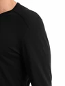 Tricou pentru bărbați Icebreaker  200 Oasis LS Crewe Black