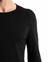 Tricou pentru bărbați Icebreaker  200 Oasis LS Crewe Black