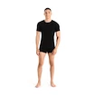 Tricou pentru bărbați Icebreaker Merino Anatomica 150 SS Crewe Black