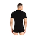 Tricou pentru bărbați Icebreaker Merino Anatomica 150 SS Crewe Black