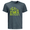 Tricou pentru bărbați Jack Wolfskin  Ocean Trail T Storm Grey M