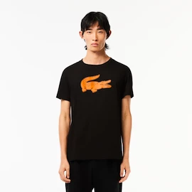 Tricou pentru bărbați Lacoste Big Logo Core Performance T-Shirt Black/Sunrise