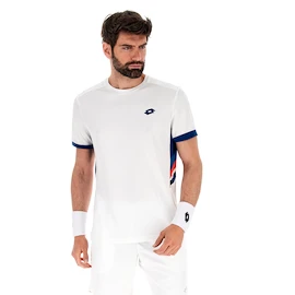Tricou pentru bărbați Lotto Squadra III Tee Bright White