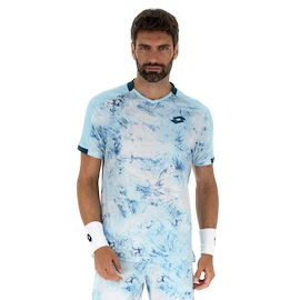 Tricou pentru bărbați Lotto Tech IV - D2 Tee Spun Sugar Blu