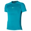 Tricou pentru bărbați Mizuno  Aero Tee Algiers Blue