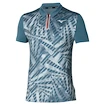 Tricou pentru bărbați Mizuno  Mugen Shadow Polo Blue Mirage S