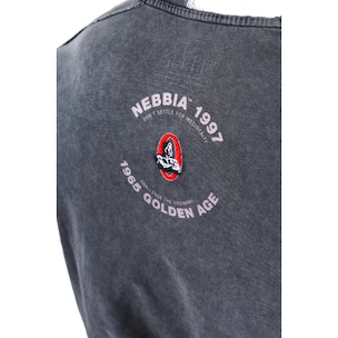 Tricou pentru bărbați Nebbia NEBBIA x OLYMPIA Washed Oversized T-Shirt GOLDEN AGE 790 black