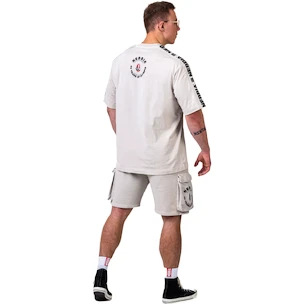 Tricou pentru bărbați Nebbia NEBBIA x OLYMPIA Washed Oversized T-Shirt GOLDEN AGE 790 light grey
