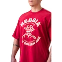 Tricou pentru bărbați Nebbia NEBBIA x OLYMPIA Washed Oversized T-Shirt GOLDEN AGE 790 red