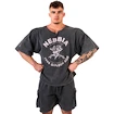 Tricou pentru bărbați Nebbia NEBBIA x OLYMPIA Washed Rag Top GOLDEN AGE 788 black
