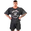 Tricou pentru bărbați Nebbia NEBBIA x OLYMPIA Washed Rag Top GOLDEN AGE 788 black