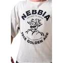 Tricou pentru bărbați Nebbia NEBBIA x OLYMPIA Washed Rag Top GOLDEN AGE 788 light grey