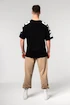 Tricou pentru bărbați Nebbia  Oversized T-shirt LIFTING CLUB 353 Black