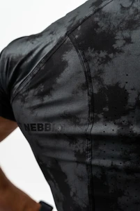 Tricou pentru bărbați Nebbia Performance+ Camouflage Kompression T-Shirt FUNCTION black