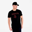 Tricou pentru bărbați New Era  NBA Houston Rockets Black