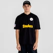 Tricou pentru bărbați New Era  Wordmark Oversized NFL Pittsburgh Steelers S