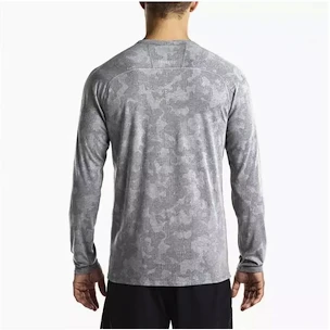 Tricou pentru bărbați Saucony  Negative-Splt Jacquard LS grey S