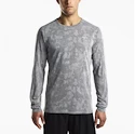 Tricou pentru bărbați Saucony  Negative-Splt Jacquard LS grey S
