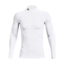 Tricou pentru bărbați Under Armour  ColdGear Armour Comp Mock White XL