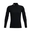 Tricou pentru bărbați Under Armour ColdGear Fitted Mock Black