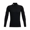 Tricou pentru bărbați Under Armour ColdGear Fitted Mock Black