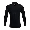 Tricou pentru bărbați Under Armour ColdGear Fitted Mock Black