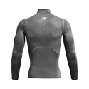Tricou pentru bărbați Under Armour  HeatGear Armour Comp Mock LS Gray