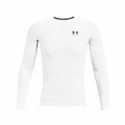 Tricou pentru bărbați Under Armour HeatGear Comp LS White