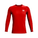 Tricou pentru bărbați Under Armour HeatGear HeatGear Armour Fitted LS Radiant Red