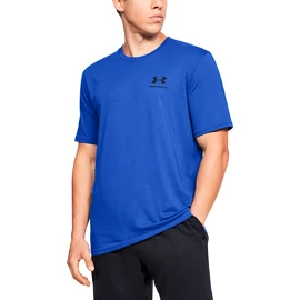 Tricou pentru bărbați Under Armour SPORTSTYLE LEFT CHEST SS-BLU