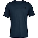 Tricou pentru bărbați Under Armour  Sportstyle Left Chest SS Dark Blue XL