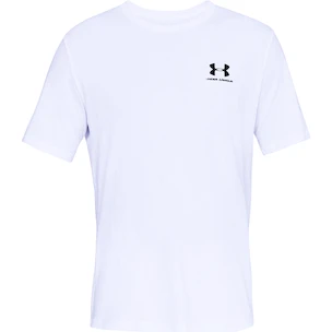 Tricou pentru bărbați Under Armour  Sportstyle Left Chest SS White