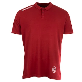 Tricou pentru bărbați Warrior Street Cotton Polo Burgundi