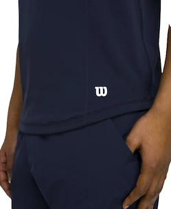 Tricou pentru bărbați Wilson  M Court Performance Crew Navy L