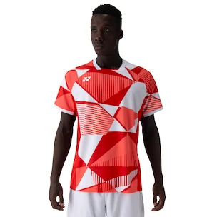 Tricou pentru bărbați Yonex  Men's Crew Neck Shirt 10635 Tango Red