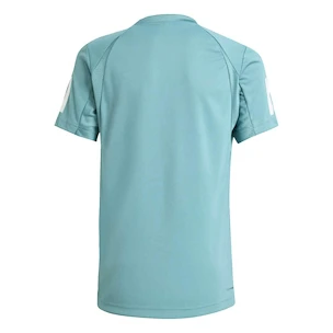 Tricou pentru copii adidas  Club Tennis 3-Stripes T-Shirt Kids Powder Teal