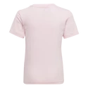 Tricou pentru copii adidas  Essentials 3-Stripes Clear Pink